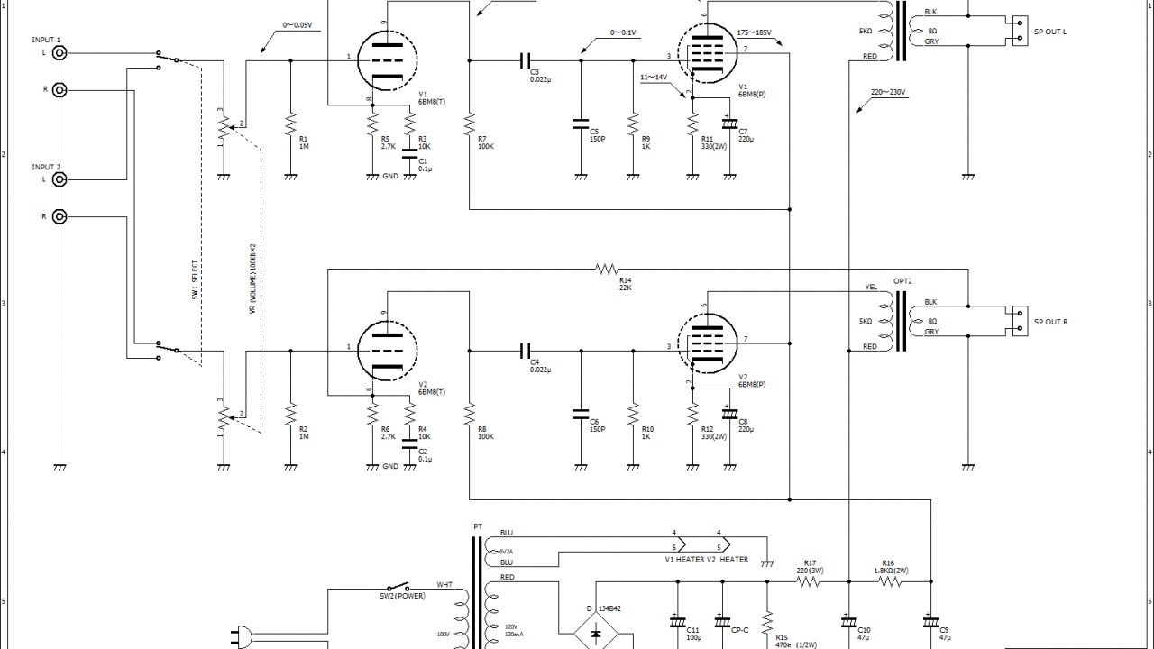 Tu 870 配線図 ダブワンホビー